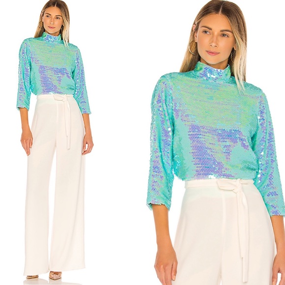 milly sequin turtleneck